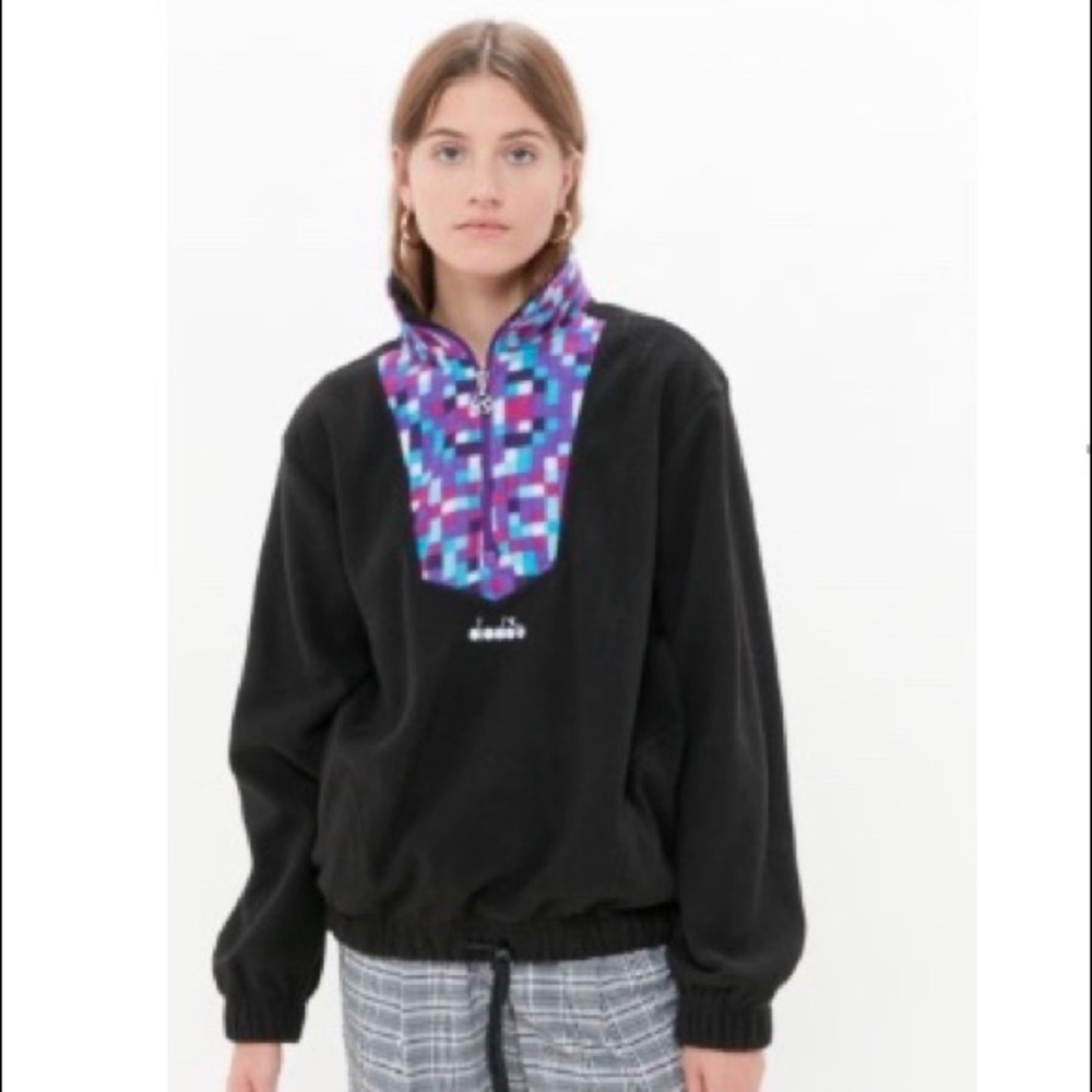 Diadora funky quarter zip (new w/ tags)